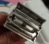 Ретро Самобръсначка Gillette Super Adjuatable "Black Beautu" 1975+5ножчета, снимка 11