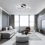 Смарт LED полилей с 2 пръстена и димер (3000–6000K), управление с дистанционно, снимка 4