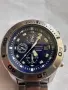 SEIKO, Мъжки кварцов часовник аналогов хронограф WR 100M син циферблат., снимка 1