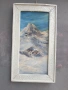 Стара българска картина Планинси пеизаж /масло / , снимка 1