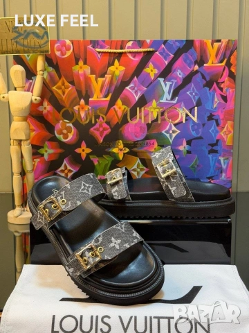 Louis Vuitton ⚜️Дамски Чехли 36-41 , снимка 13 - Чехли - 54335917