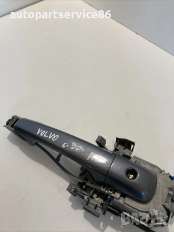 Предна дясна външна дръжка сив за Volvo C30 1.6 TDI 109HP (2012) , снимка 3 - Части - 54111751