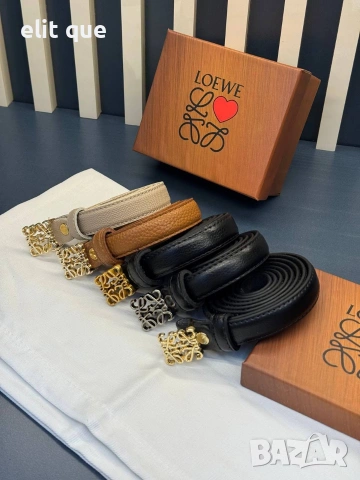 колан от естествена кожа в кутия 2см loewe