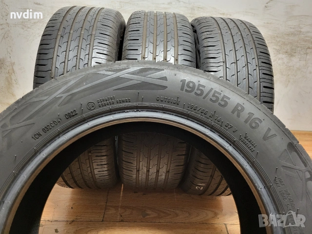  195/55/16 Continental / летни гуми, снимка 8 - Гуми и джанти - 54048505