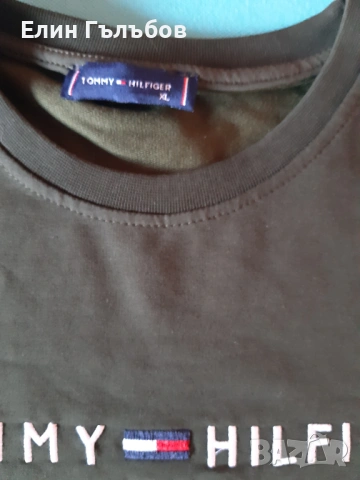 Тениска TOMMY HILFIGER EST. 1985, мъжка чисто нова, снимка 9 - Тениски - 54941148
