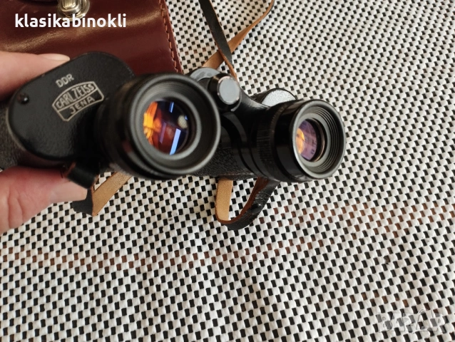 ТОП Бинокъл Carl Zeiss Jena-JENOPTEM MULTI COATED-8 х 30W--Като НОВ, снимка 3 - Екипировка - 54249920