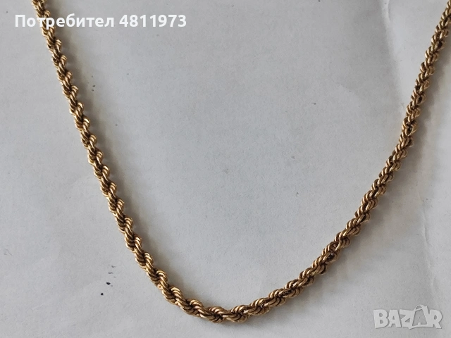Златна верижка 10 С, снимка 5 - Колиета, медальони, синджири - 54376274