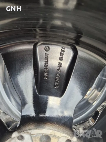 Джанти Mercedes 18 цола , 5х112 , 7.5j , et52.5 , 245/45/18, снимка 8 - Гуми и джанти - 54483835