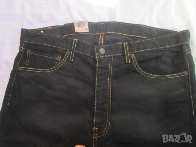 LEVI'S 511 SLIM нови, с етикет черни мъжки дънки размер 38x36., снимка 2 - Дънки - 54654922