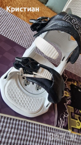 Snowboard/Сноуборд 132 + Автомати + обувки 235мм/№37, снимка 6 - Зимни спортове - 53993347