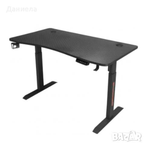 Гейминг бюро - LED RGB, Регулируема височина, 140см, снимка 7 - Други стоки за дома - 54695106