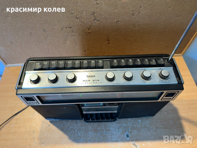 радиокасетофон "SABA RCR 414", снимка 2 - Радиокасетофони, транзистори - 55000185
