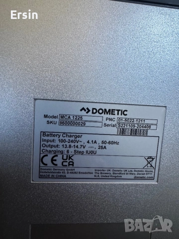 DOMETIC зарядно устройство МСА1225 Едновременно зареждане на два бордови и един стартерен акумулатор, снимка 11 - Друга електроника - 54586597