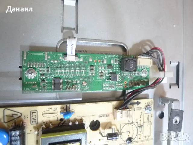 17IPS61-2 , 17CON07-3 от Toshiba 24W1334G, снимка 2 - Части и Платки - 55300101