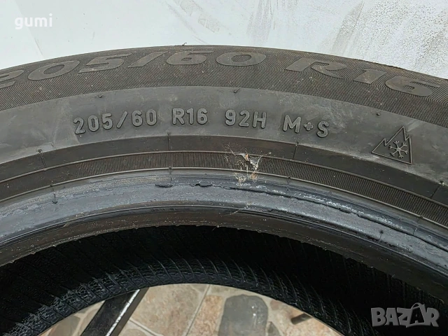 2бр зимни гуми 205/60/16 PIRELLI L06207 , снимка 4 - Гуми и джанти - 55232321