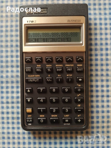 финансов калкулатор Hewlett - Packard 17Bll, снимка 4 - Друга електроника - 54461434