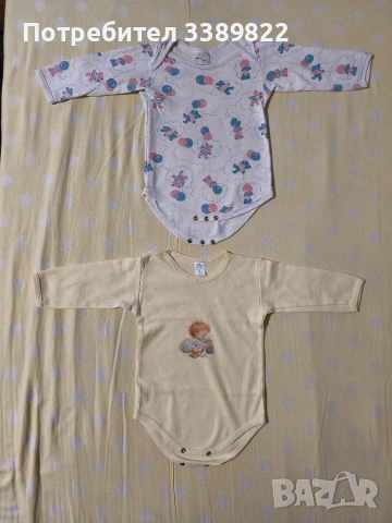 Бебешки и детски дрехи, снимка 2 - Бебешки блузки - 55270032