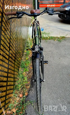 Градски-трекинг велосипед Btwin Hoprider 500, снимка 9 - Велосипеди - 55406619