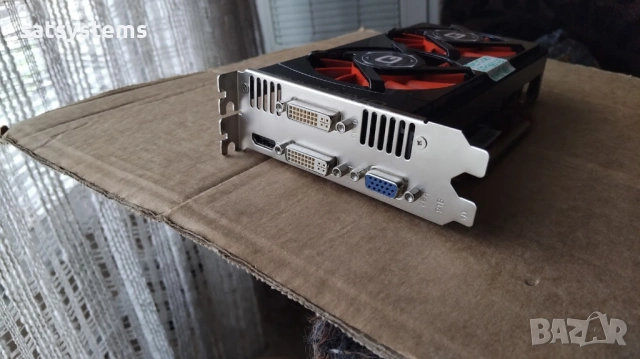 Видео карта NVidia GeForce Gainward GTX460 SE 1024MB GDDR5 256bit PCI-E, снимка 3 - Видеокарти - 54492794