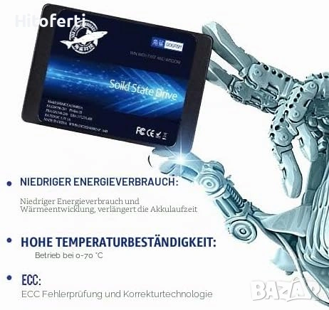 SSD 64GB SATAIII 2.5 инча Dogfish 6Gb/s, снимка 4 - Външни хард дискове - 55182797