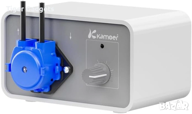 Kamoer M1-NKP Перисталтична дозираща помпа 12V – Регулируем дебит 5-30 ml/min с адаптер