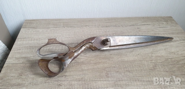 Големи шивашки ножици от началото на 20-ти век, снимка 3 - Антикварни и старинни предмети - 54008426
