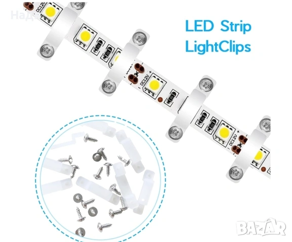 Комплект конектори за RGB LED ленти, снимка 3 - Лед осветление - 55176228