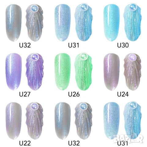  VENALISA UV LED Seashell Gel / гел лак перла ефект