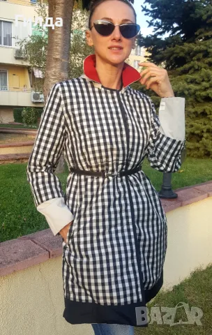 Max Mara тренчкот двулицев S, снимка 4 - Палта, манта - 55636550
