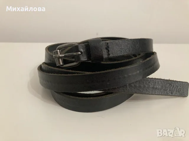 Кожен колан Rifle, нов, черен, размер 90, снимка 6 - Колани - 55573057