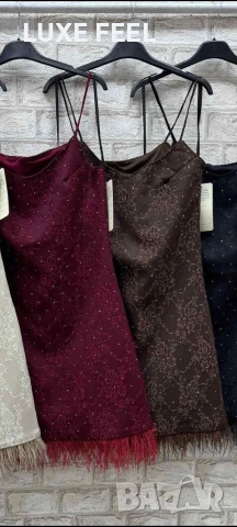 ✨Дамски Рокли с Камъни , снимка 5 - Рокли - 54159569