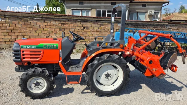 Японски трактор Kubota GB180 (Hitachi CTX18) с фреза, 4x4, 18 кс., АграБГ Джолев , снимка 2 - Селскостопанска техника - 55636404