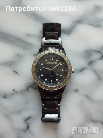Луксозен мъжки часовник Ingersoll Diamond & Ceramic, снимка 2 - Мъжки - 54628640
