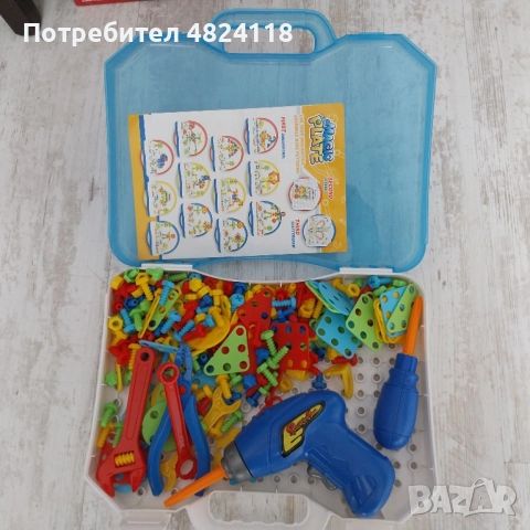 Конструктор с винтоверт на батерии, снимка 3 - Конструктори - 54498642