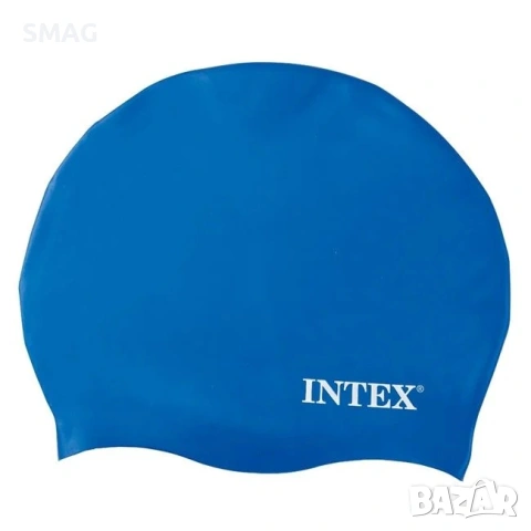 Силиконова плувна шапка Intex, един размер, 8+ години_1101136, снимка 3 - Водни спортове - 54443961