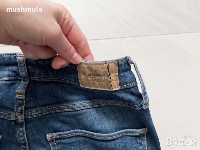 Подарявам skinny дънки Abercrombie & Fitch XXS/25/EU 32, снимка 5 - Дънки - 54440185