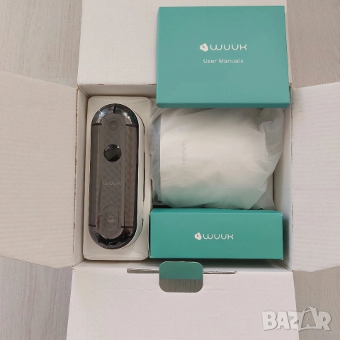 Професионален Видеозвънец WUUK Smart Doorbell Pro Kit – 2K резолюция, Базова станция с 32GB, снимка 4 - Друга електроника - 54955518