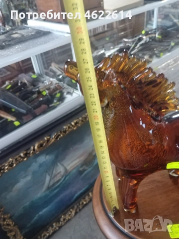 ПРОДАВАМ УНИКАЛНА ФИГУРА НА КОН МОРАНО , снимка 4 - Колекции - 55128437