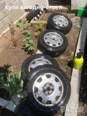 Гуми Офроуд Goodyear 205/70/15 с джанти Ауди 5х112