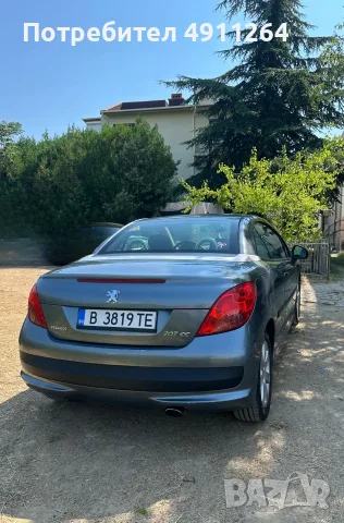 Peugeot 207 CC 1.6 бензин, снимка 3 - Автомобили и джипове - 55580717