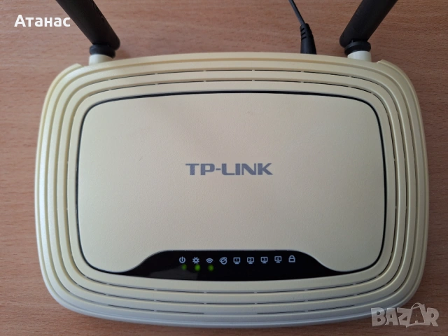 Рутер TP-Link TL-WR841N 300Mbps, снимка 5 - Рутери - 54046987