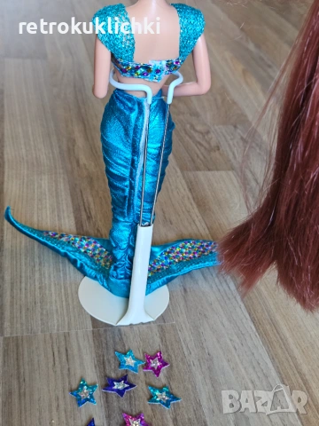 Ретро кукла Барби Barbie Jewel Hair Mermaid Midge 1995, снимка 16 - Кукли - 55049860