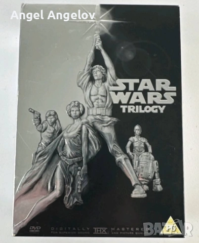Star Wars Trilogy IV + V + VI Collection 4 Disc Box Set DVD -Super Condition