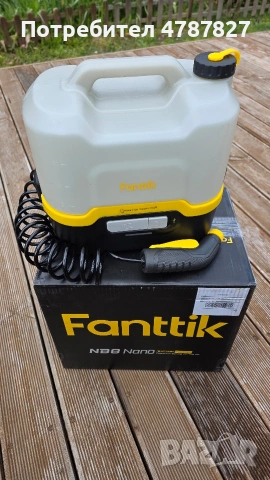 Преносима водоструйка Fanttik NB8 Nano – акумулаторна, с резервоар