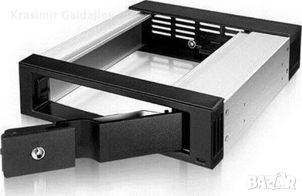 Icy Box IB-158SSK-B 3.5 inch SATA mobile rack / trayless, снимка 3 - Други - 54791390