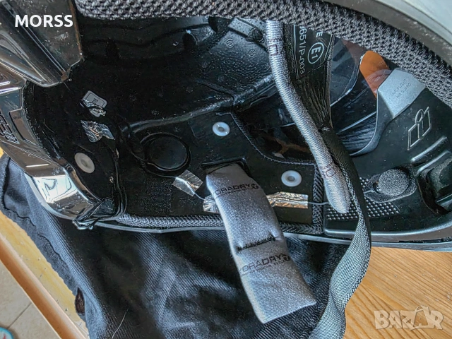 Icon Airflite Quicksilver + Sena SMH5 - Мото каска, размер L, снимка 10 - Аксесоари и консумативи - 55152232