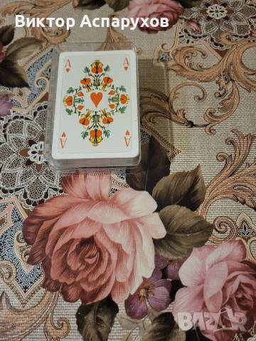 Карти за игра оригинално ГДР колекционерско тесте карти „Rokoko“ 9 от 10 неразличими от нови