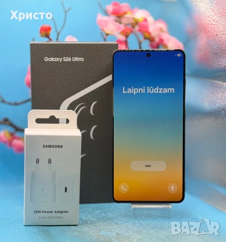 НОВ!!! Samsung Galaxy S26 Ultra, Dual SIM, 12GB RAM, 512GB, 5G, Black + подарък оригинален адаптер , снимка 4 - Samsung - 54639615