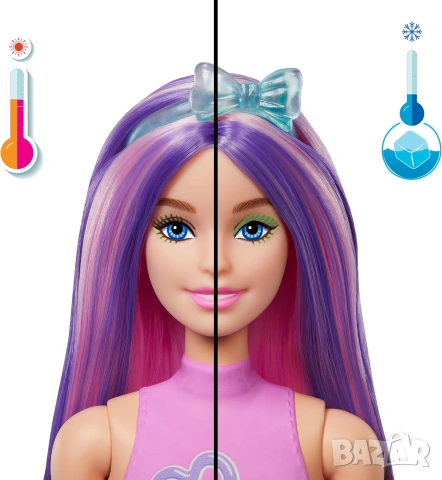 Кукла Barbie Color Reveal Balloon Animals JFV58, снимка 4 - Кукли - 55226420