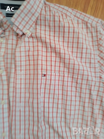 риза с къс ръкав Tommy Hilfiger , снимка 3 - Ризи - 55289578